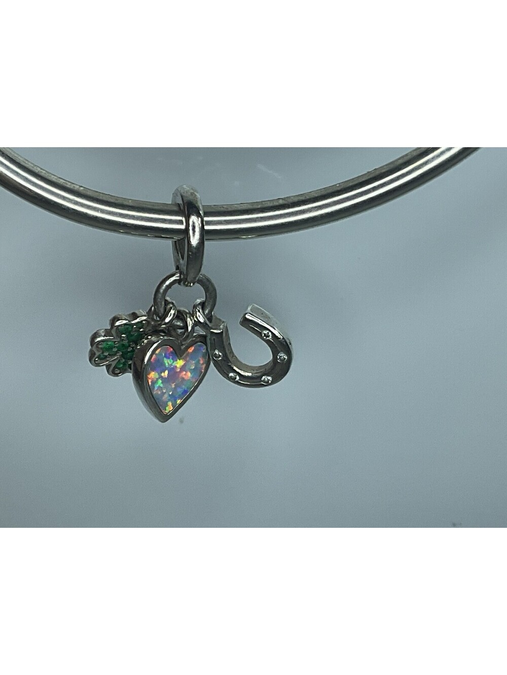 Pandora Sisterhood Charm Heart Horseshoe And Clover